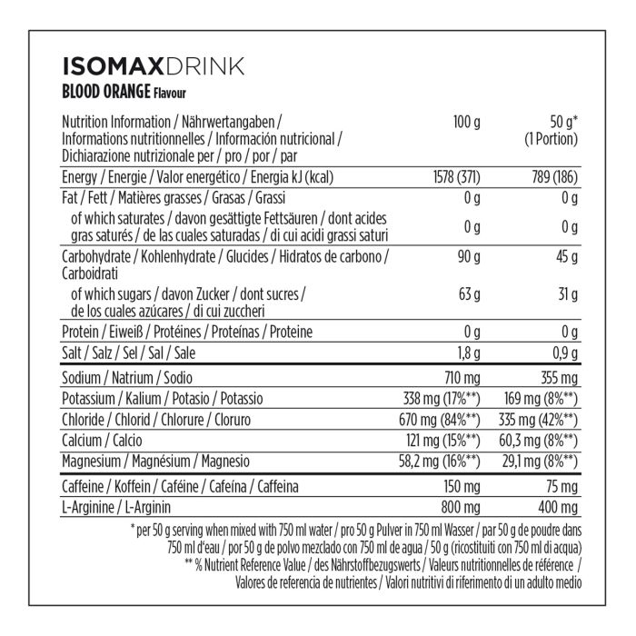 PowerBar Isomax - Blood Orange