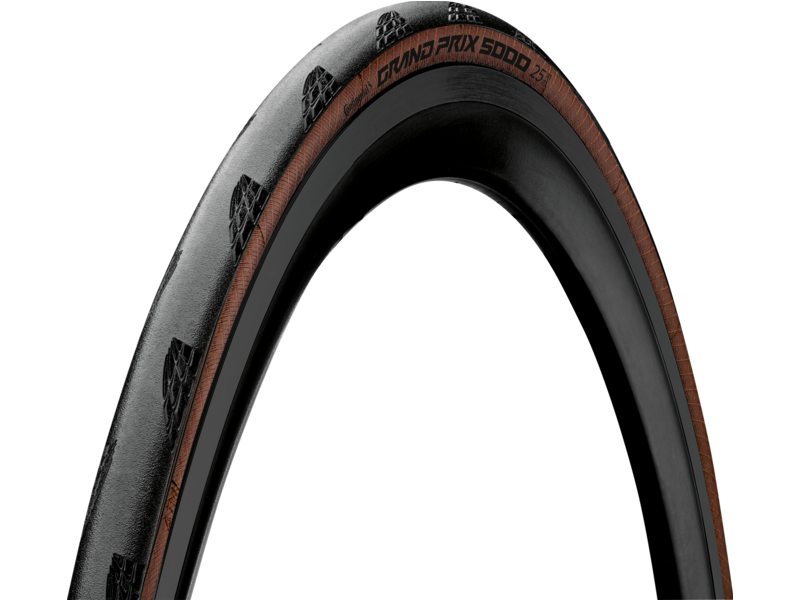 Continental Grand Prix 5000 S TR Tubeless 28" | 700 x 25C BlackChili VectranBreaker zwart/transparant