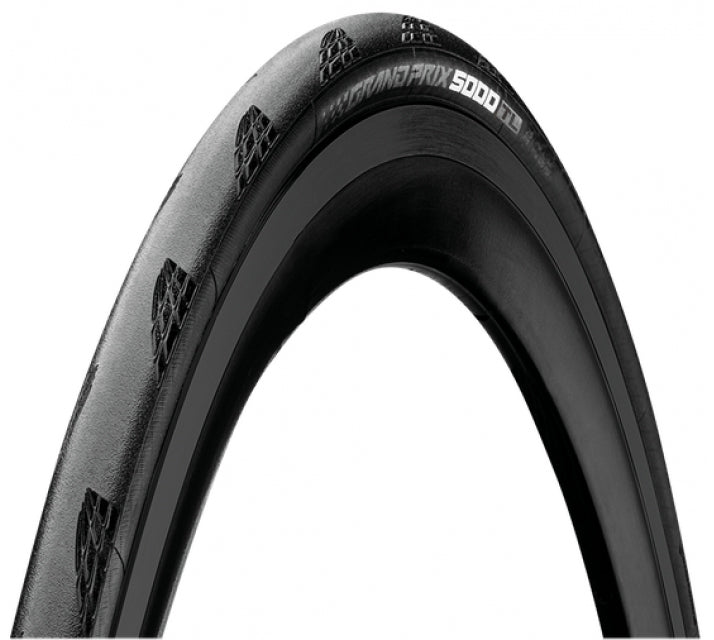 Continental Grand Prix 5000TL Tubeless Folding Tire-Black-700x25