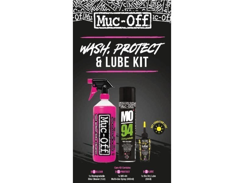 Muc Off Muc-off wash protect & lube kit (dry lube version)