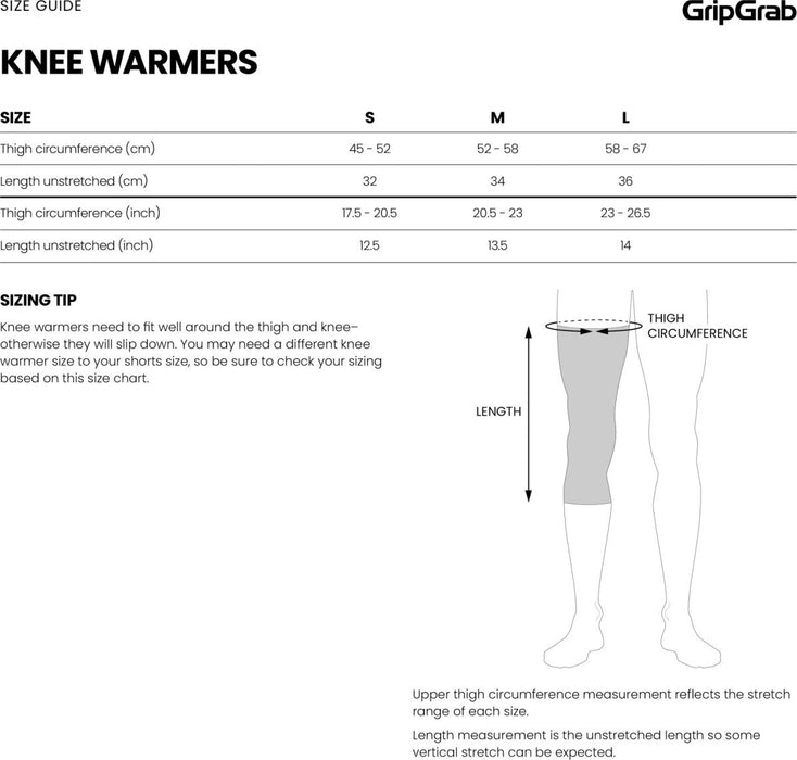 Gripgrab PACR Thermal Knee Warmers S