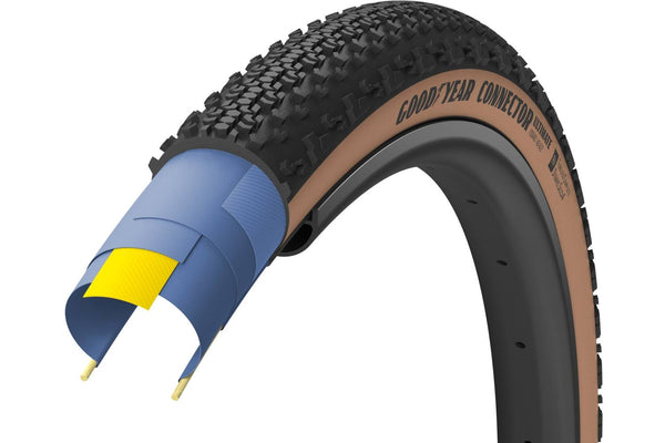 Goodyear Connector Ultimate Tubeless Complete Zwart/Skinwall