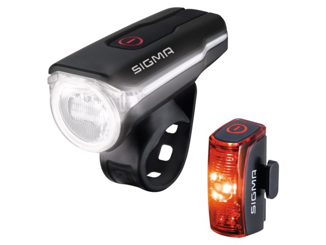 Sigma Lampset Aura 60 USB Li-ion 60 Lux - Infinity USB Achterlicht