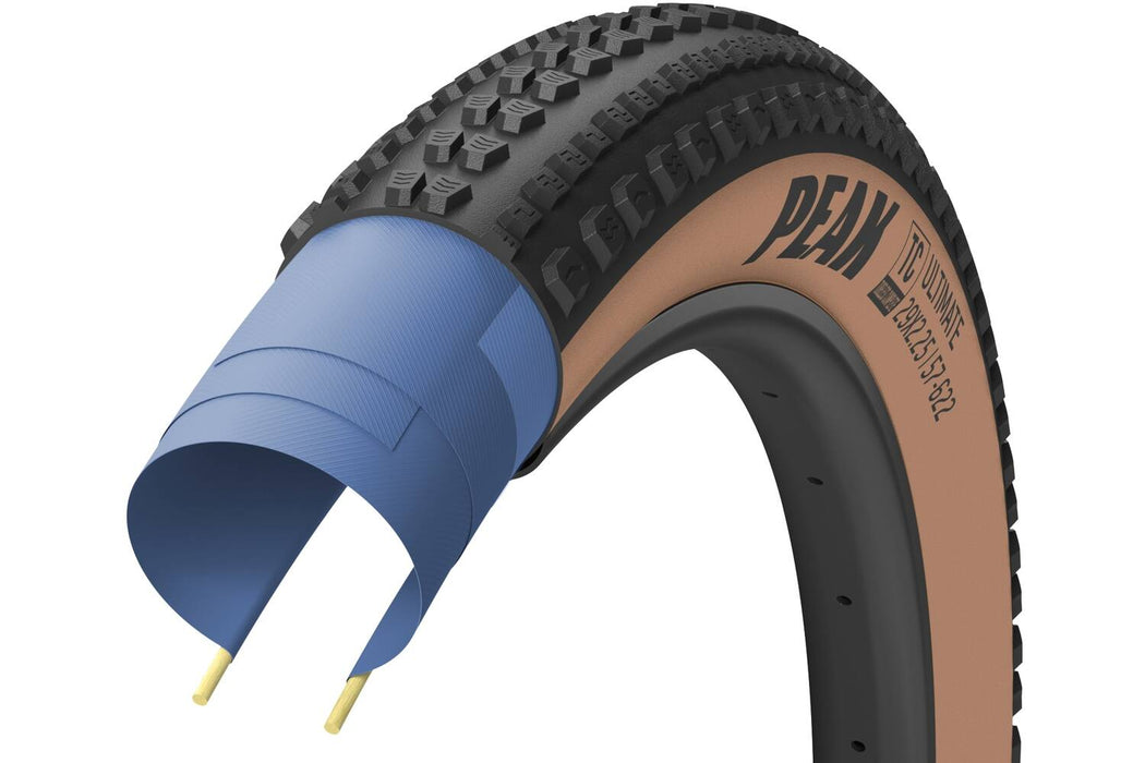 Goodyear Peak Ultimate Tubeless  Complete Zwart/Skinwall