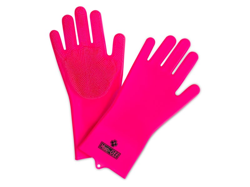 Muc Off Muc-off schrobhandschoen pink