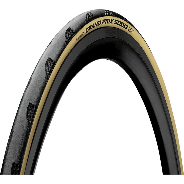 Continental Grand Prix 5000 28" | 700 x 25C BlackChili VectranBreaker Zwart/Creme