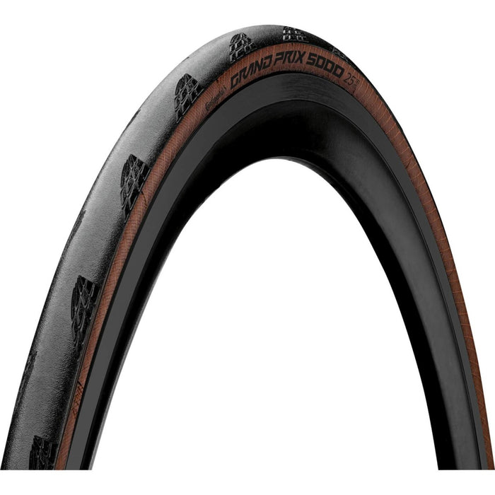 Continental Grand Prix 5000 28" | 700 x 25C BlackChili VectranBreaker zwart/transparant