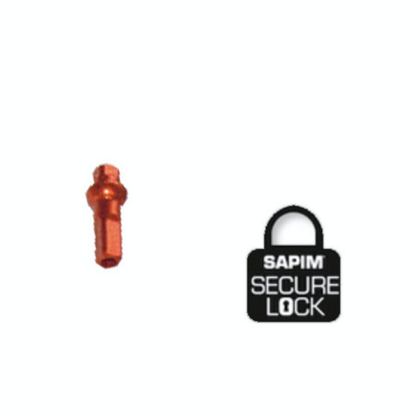 Sapim Aluminium Nippels Double Square Oranje  Secure-Lock