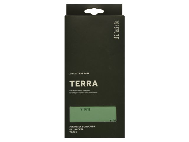 Fizik Stuurlint Terra Microtex Bondcush Tacky 3mm - Zwart