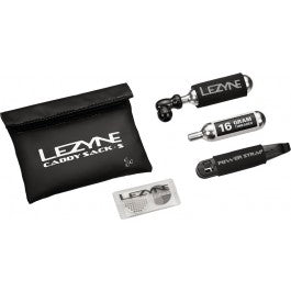 Lezyne Caddy Kit (Repair + Pump + Co2) - Zwart