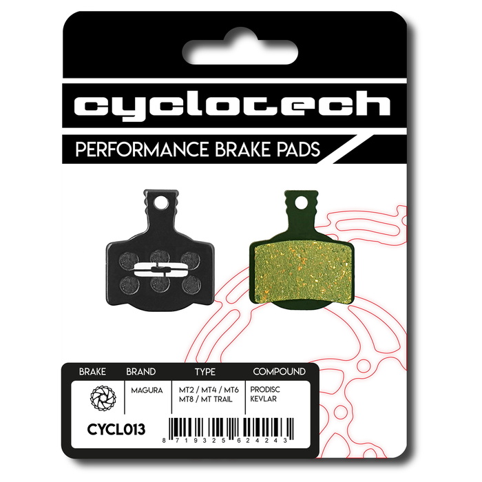 Cyclotech Prodisc Magura Kevlar MT2 - MT4 - MT6 - MT8 remblokken - Kevlar