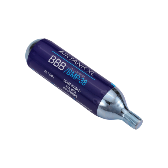 BBB BMP-38 cartridge Co2 AirTanks XL - Blauw