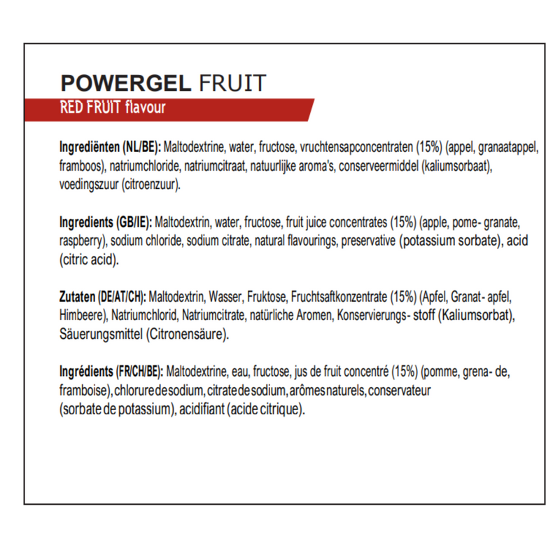 PowerBar PowerGel Original - Red Fruit