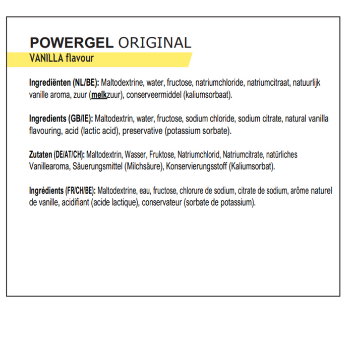 PowerBar PowerGel Original - Vanilla