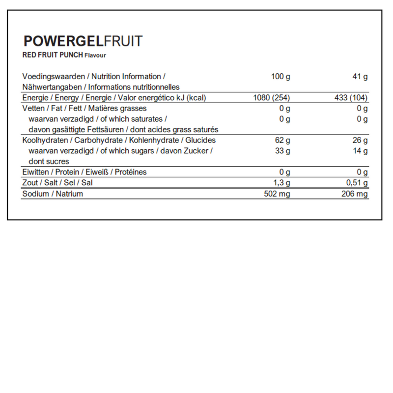 PowerBar PowerGel Original - Red Fruit