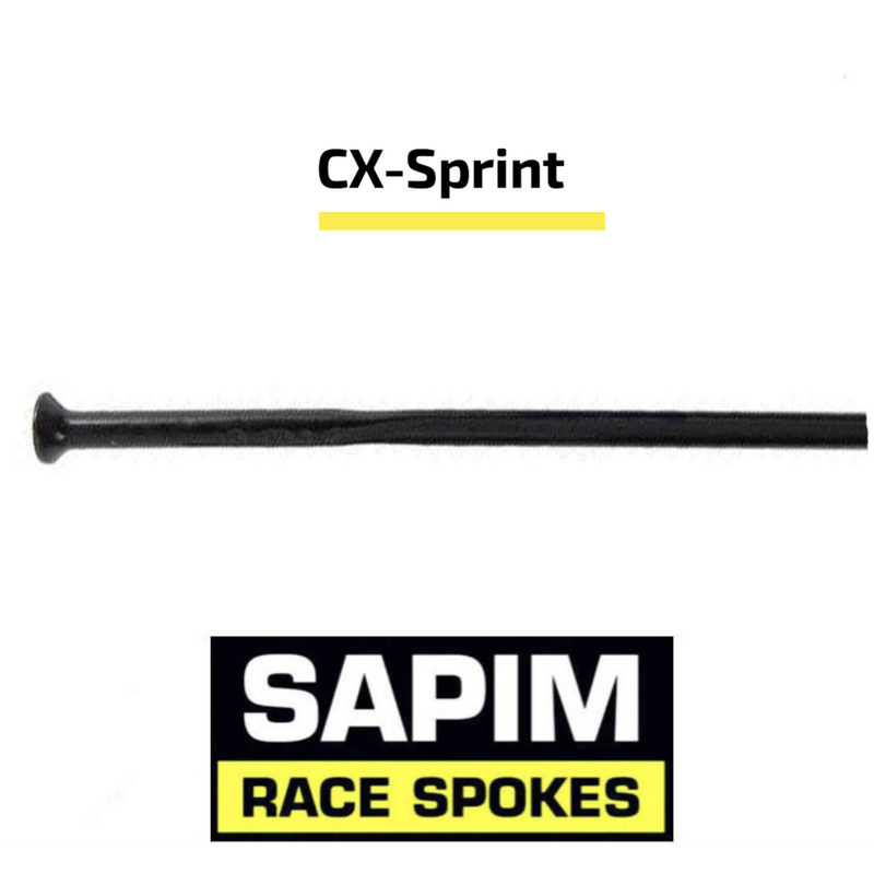 Sapim CX-Sprint spaak Straight Pull - Zwart